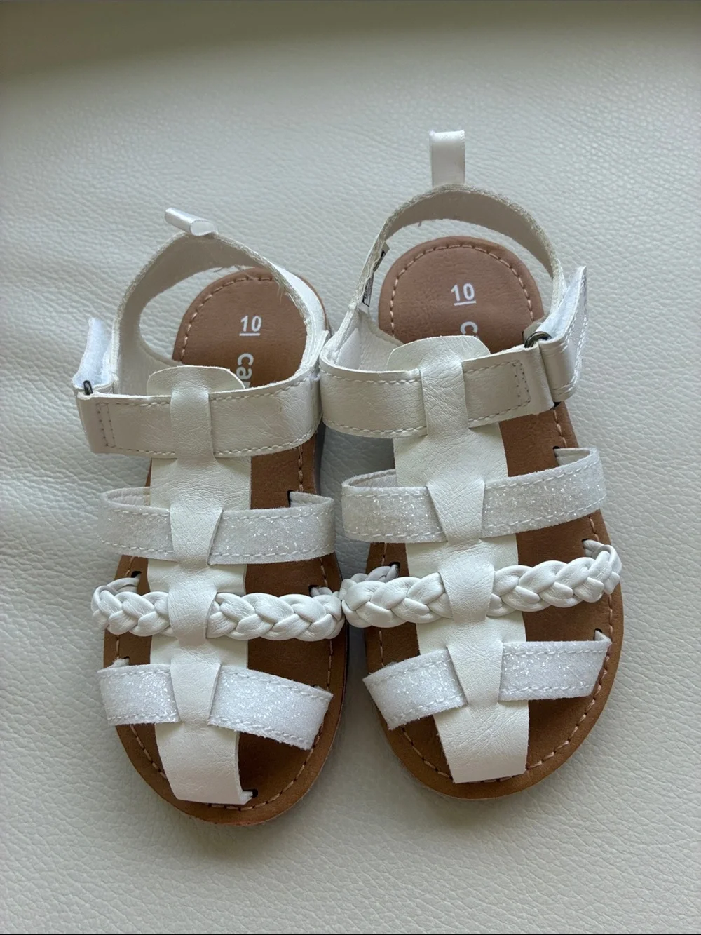 Girls Size 10 Summer Sandals -2pair - Picture 2 of 6